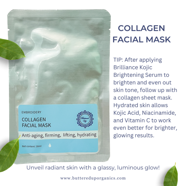 Brilliance Serum + Collagen Sheet Mask Bundle (Save $30) - Image 2